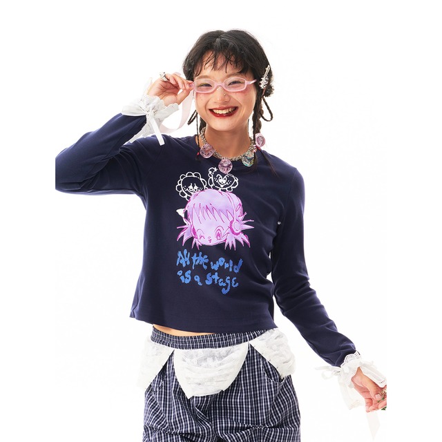 [Sillysis] Deep Blue Girl Underwear Top