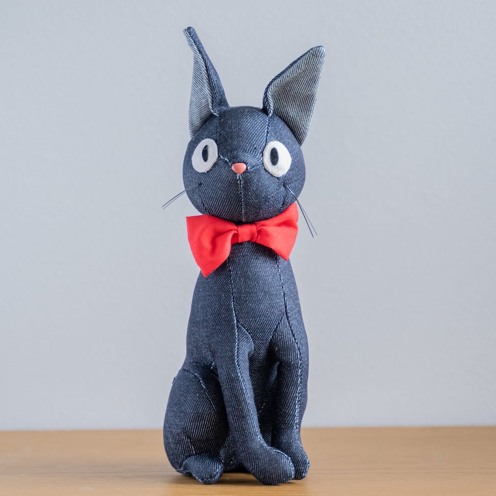 Edwin 魔女の宅急便 ぬいぐるみ ジジ デニム 96 ジブリグッズオンライン通販ショップ ジブリグッズファン Ghibligoodsfan