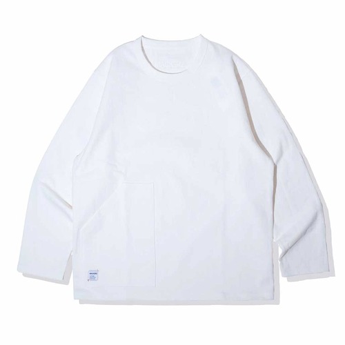 MACKERZ 11oz Big Pocket T-Shirt 長袖 (ヴィンテージ・ホワイト)