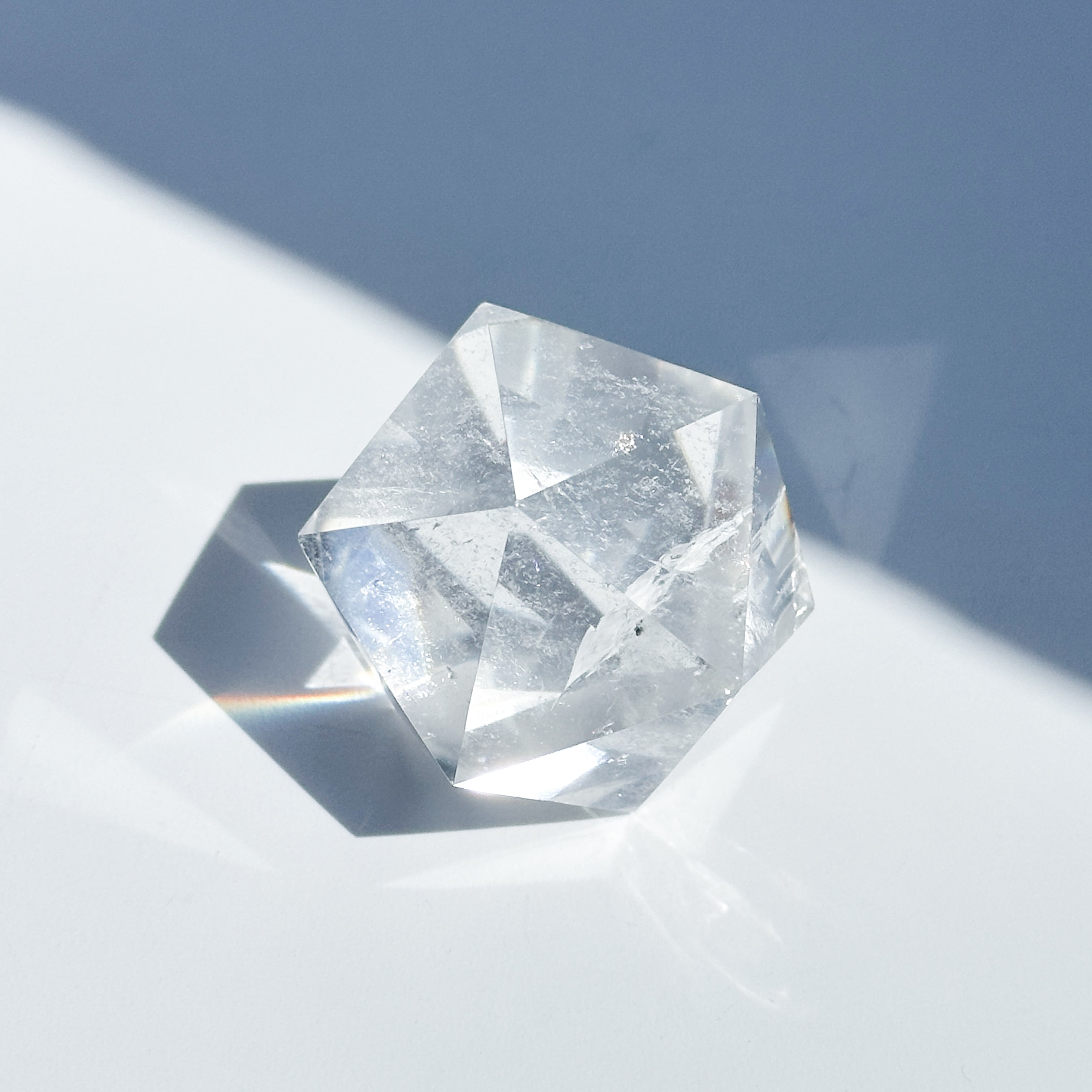 ミナスジェライス産クリアクォーツ 正二十面体75◇ Clear Quartz Icosahedron ◇ 天然石・鉱物・パワーストーン