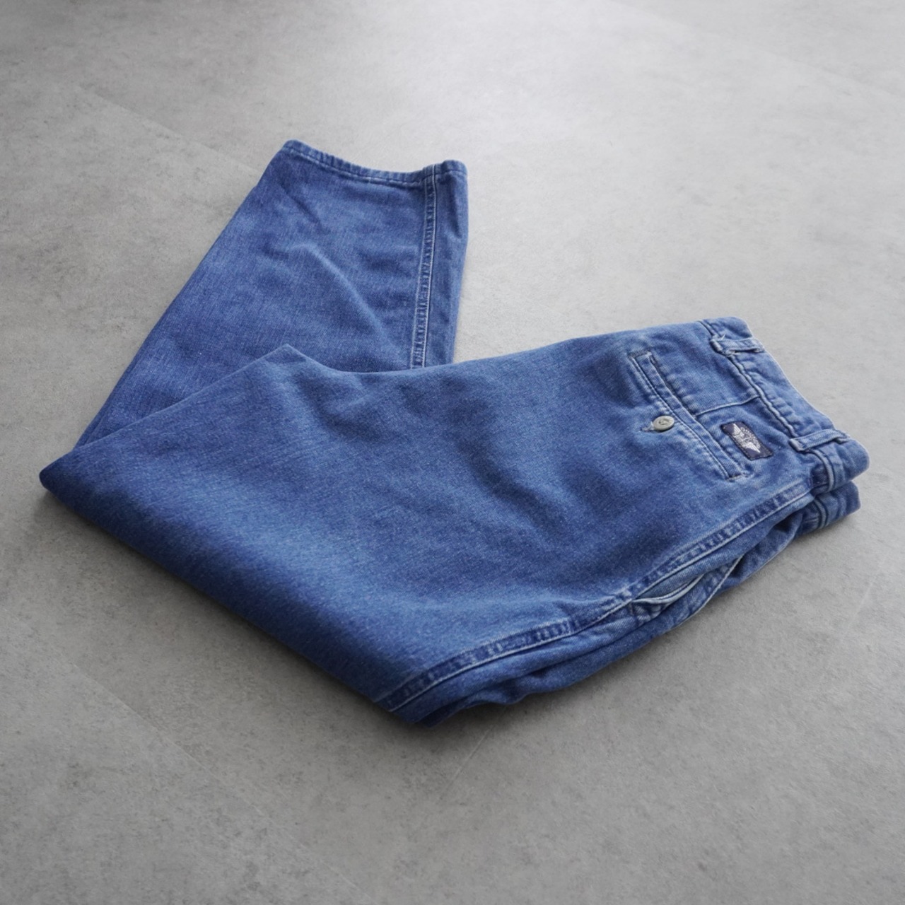 90s DOCKERS Denim Slacks "made in USA" [W32.5L26.5相当] 古着 - 1