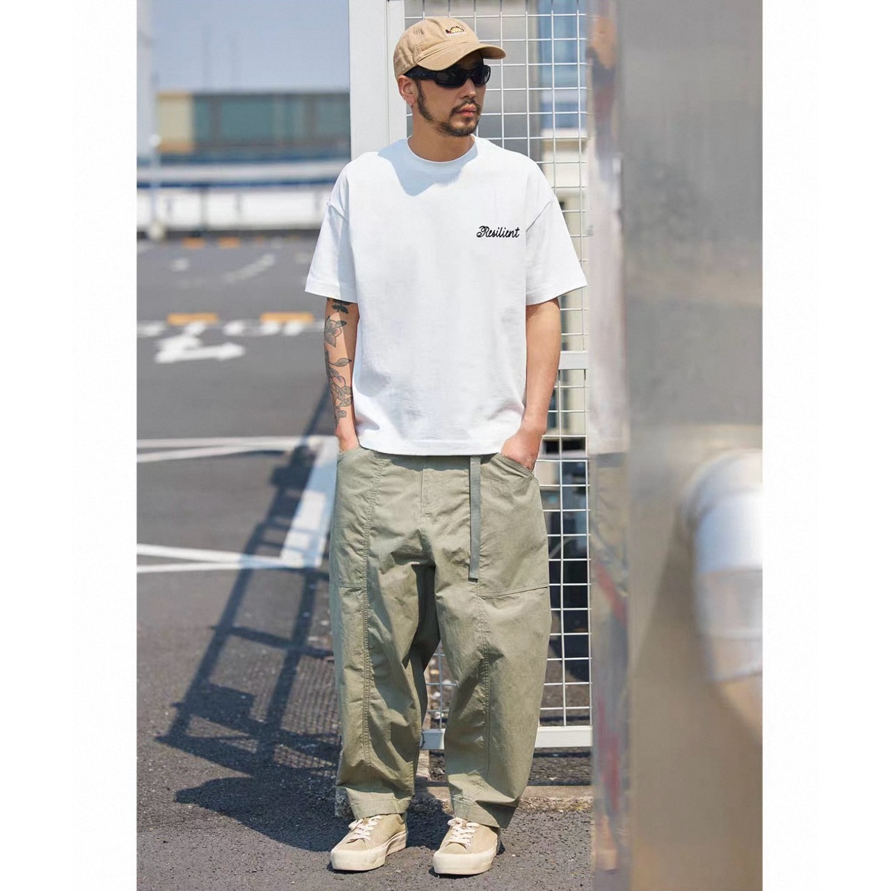 Wide utility easy pants 1373 - 4
