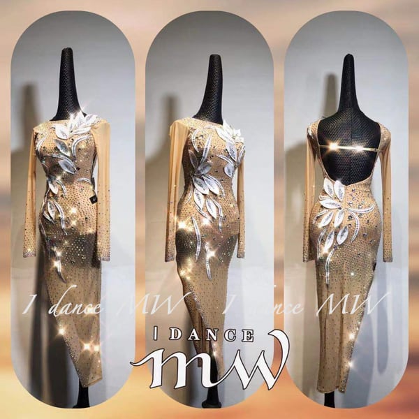 【オーダー 社交ダンスドレス】I DANCE MW 商品番号230A /ラテンドレス 競技会 ソロデモ パーティー /ルンバ セグエ