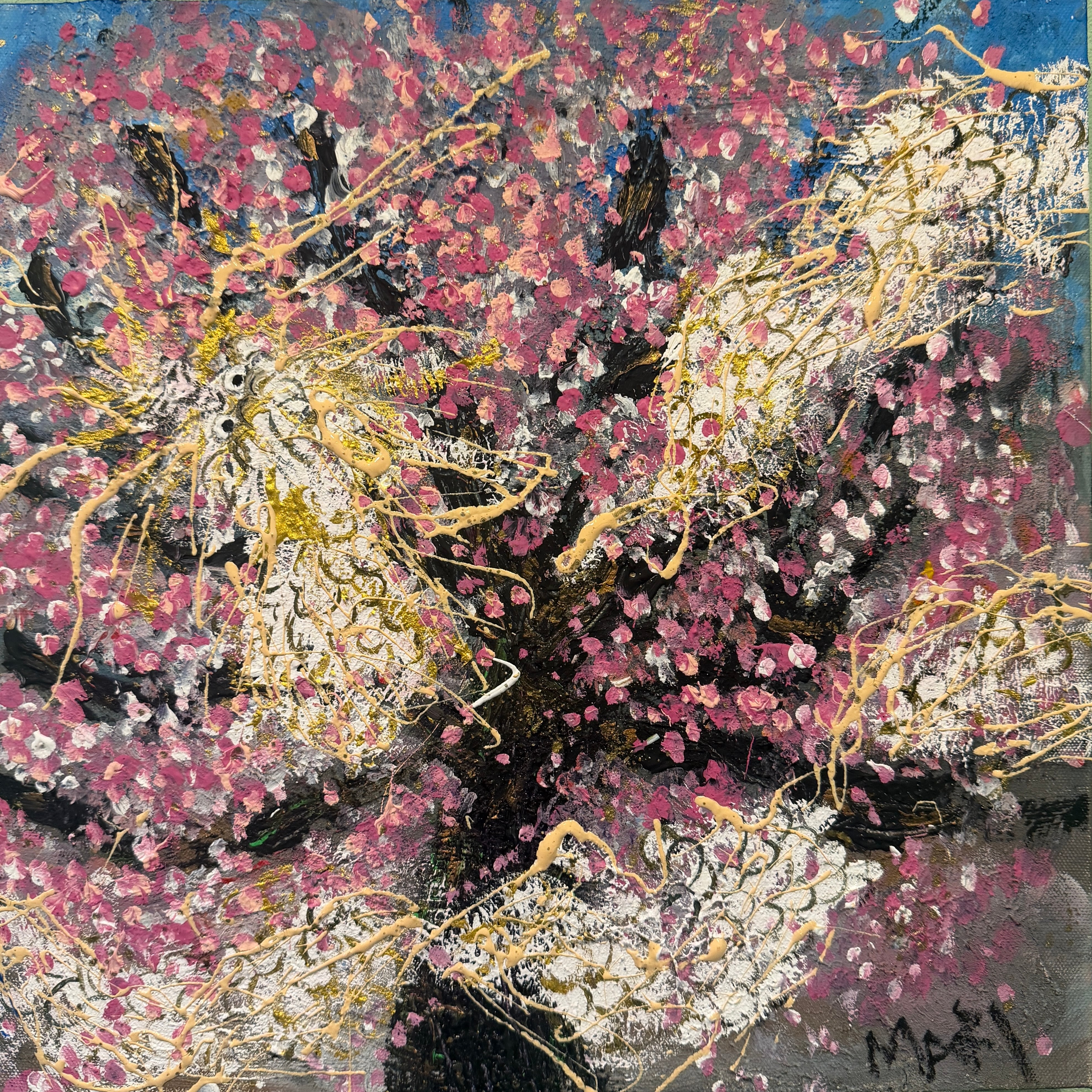 桜待ち龍さま | MARI NISHIMURA ART