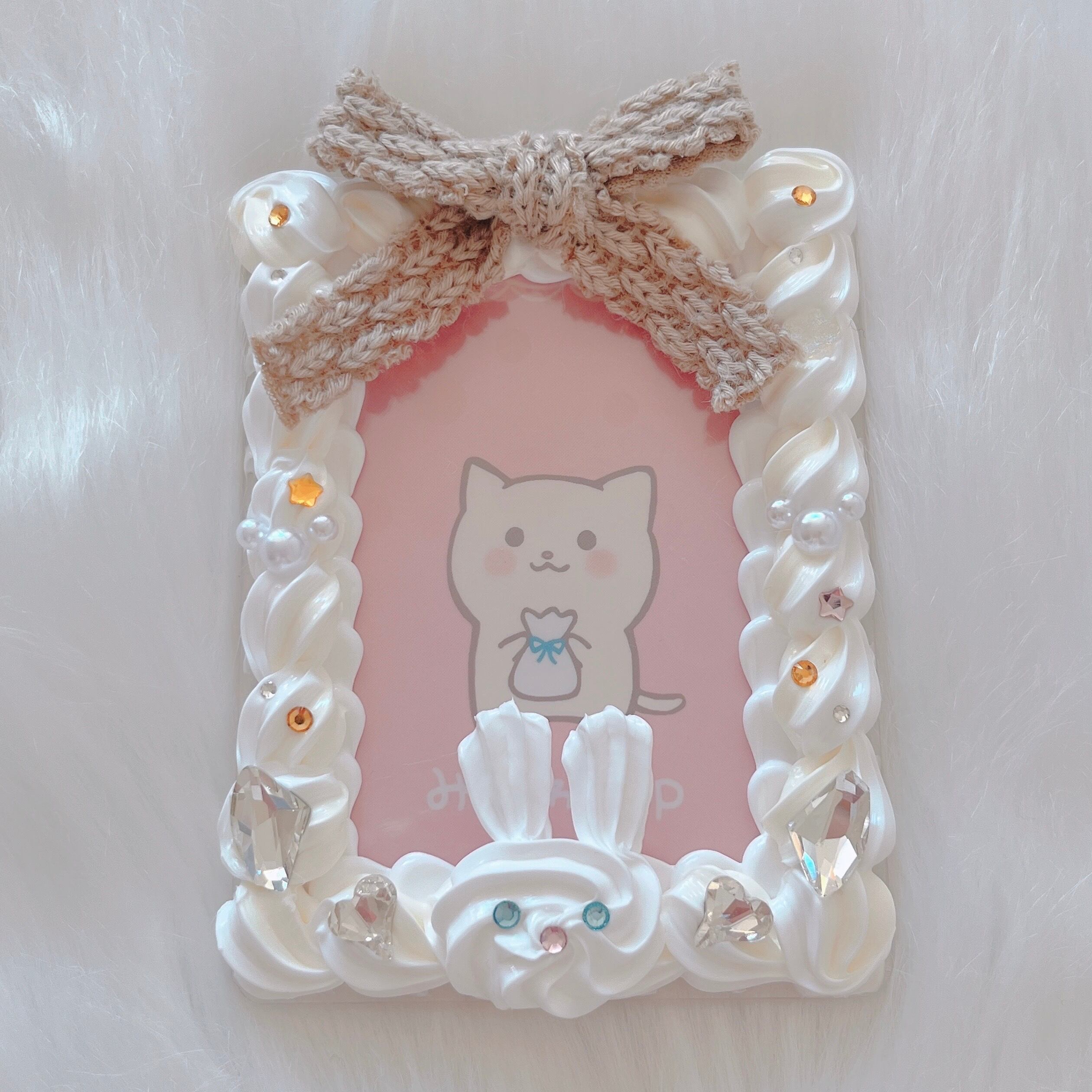 アニマル ホイップデコ うさちゃん！イエロー | みんかわshop