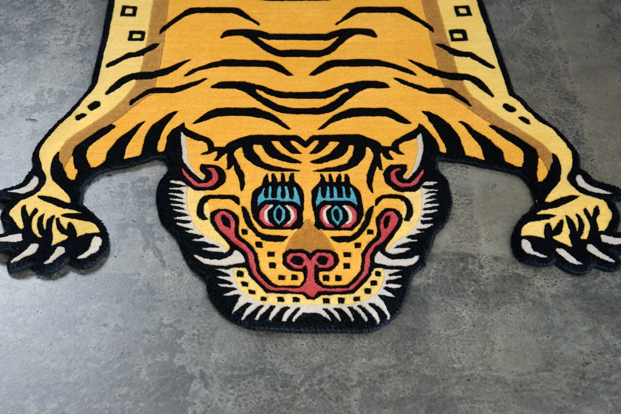 Tibetan Tiger Rug 《Lサイズ•ウール・オリジナル3・シグネチャー