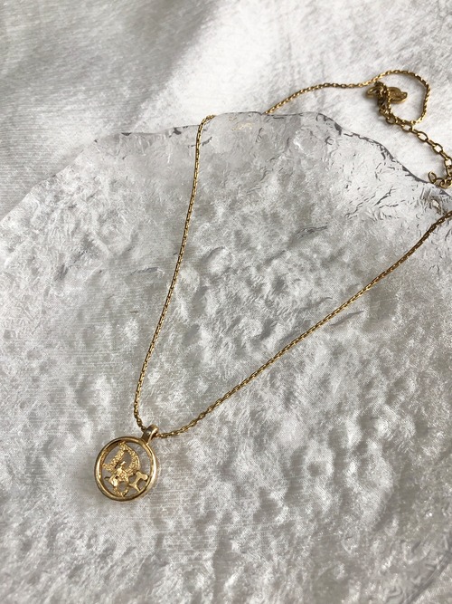 Christian Dior クリスチャン ディオール ネックレス ゴールド DIOR コイン vintage ヴィンテージ オールド fmzag2