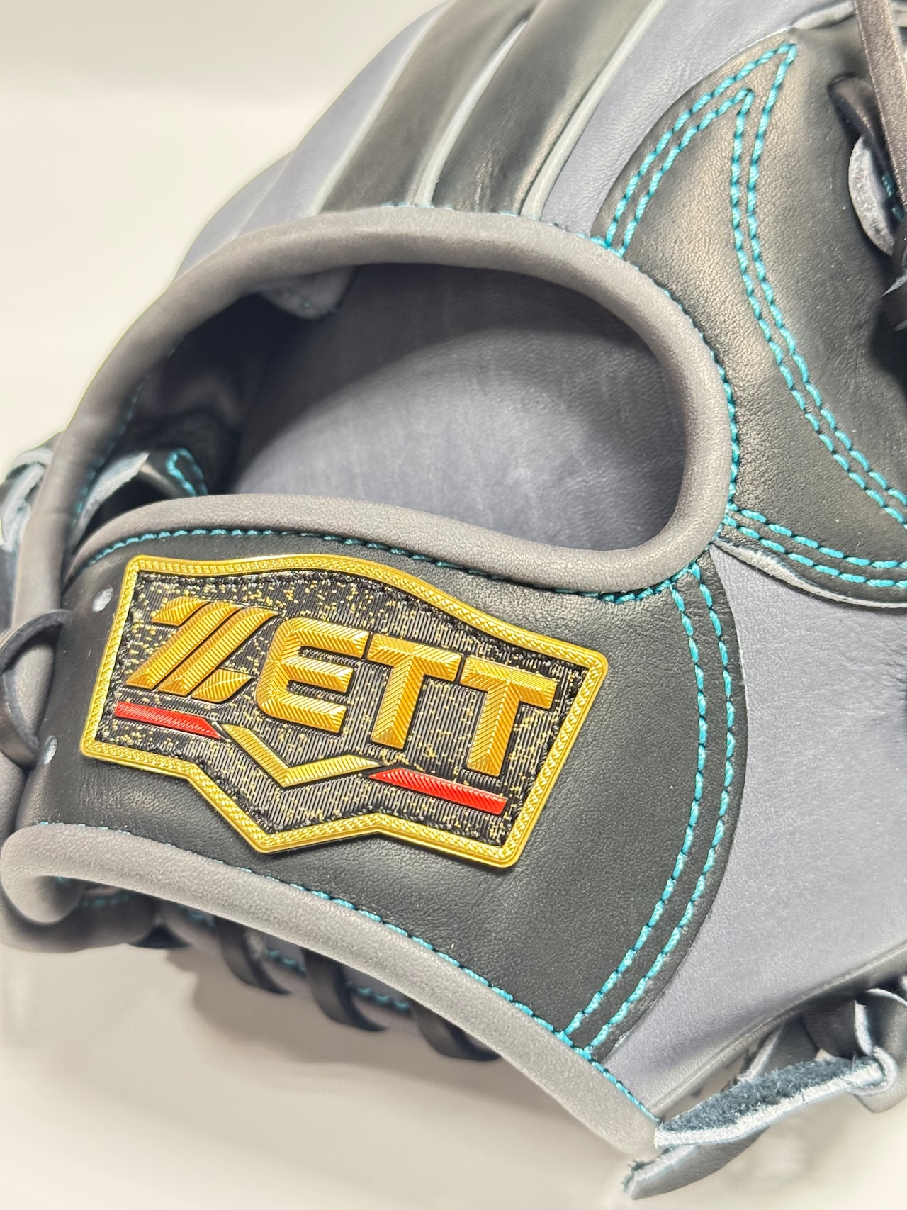 ZETT PROSTATUSーゼットプロステイタス michii supreme order 硬式グローブ ゼットミチイオリジナルグラブ 右投げ用 306型 宗山モデル ブラック/ダークゲレー×ブラック・画像7