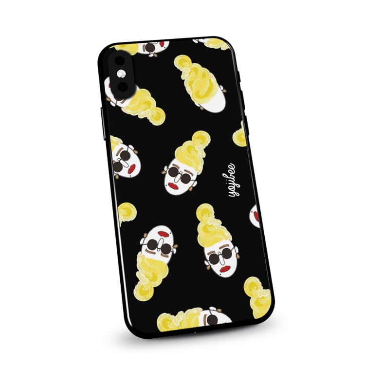 背面ガラスケース・“福福”