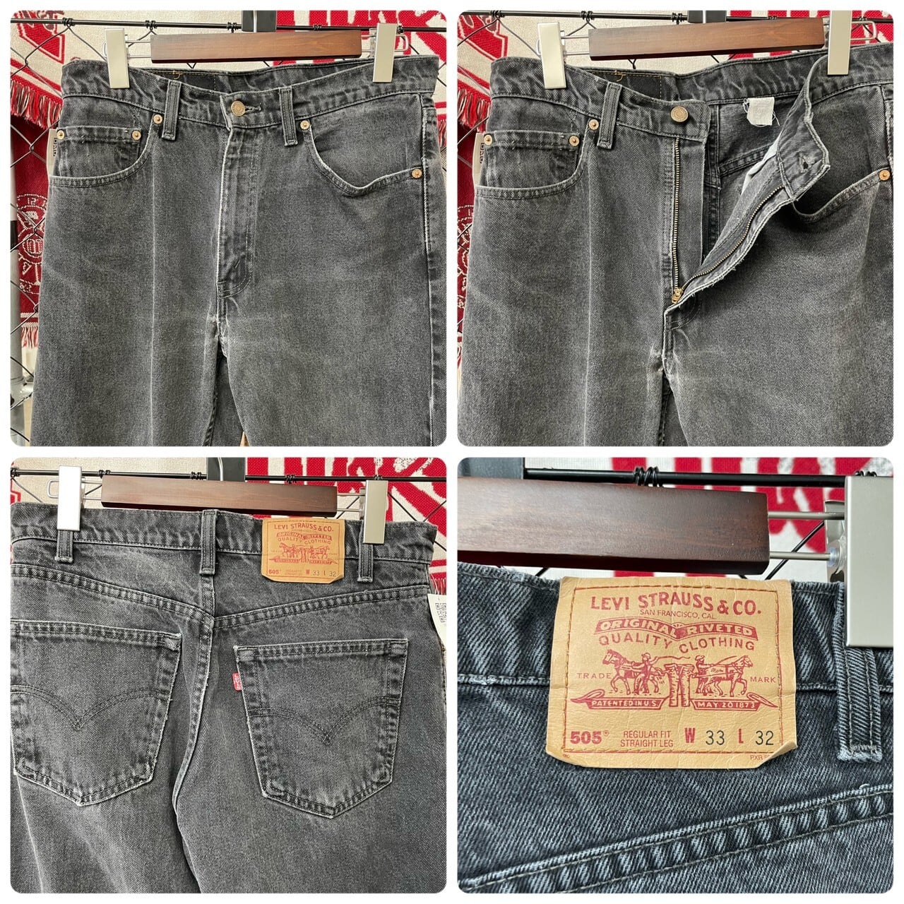 Levi's リーバイス 505 デニムパンツ カナダ製 80s90s テパード