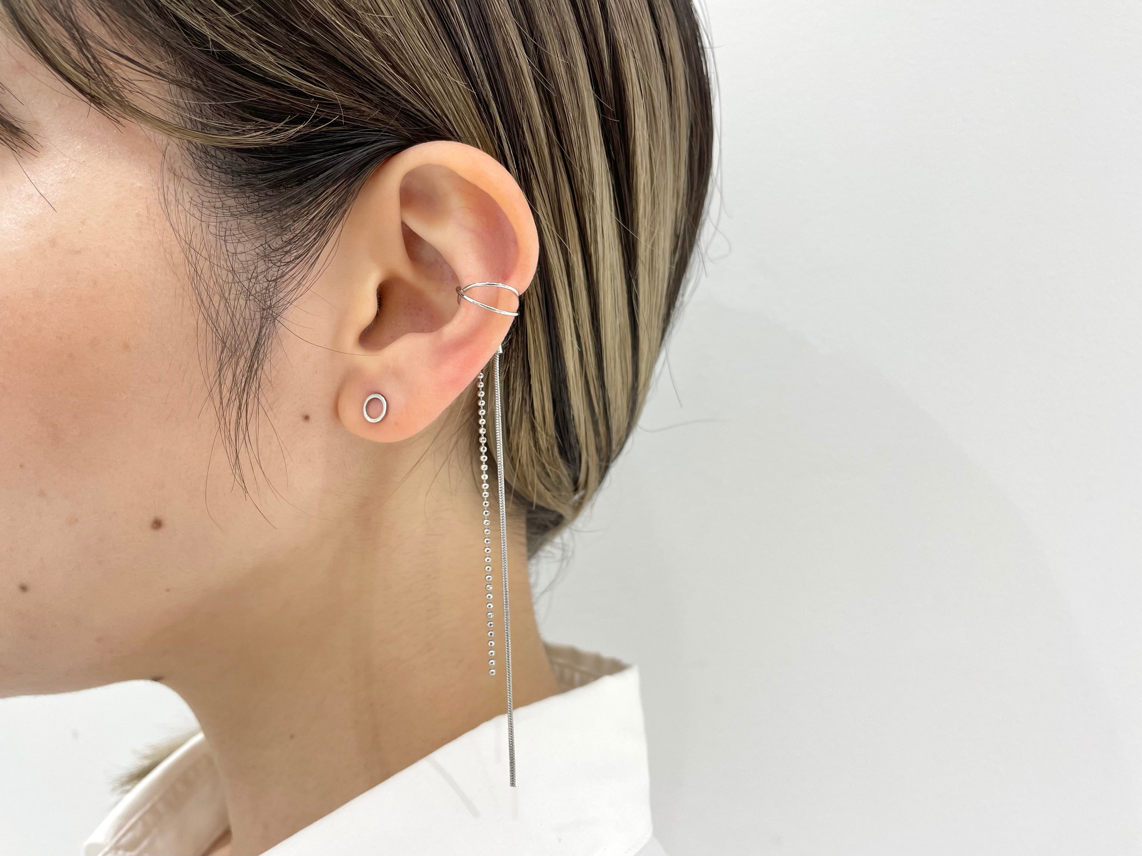 【 CORE 】ballchain earcuff