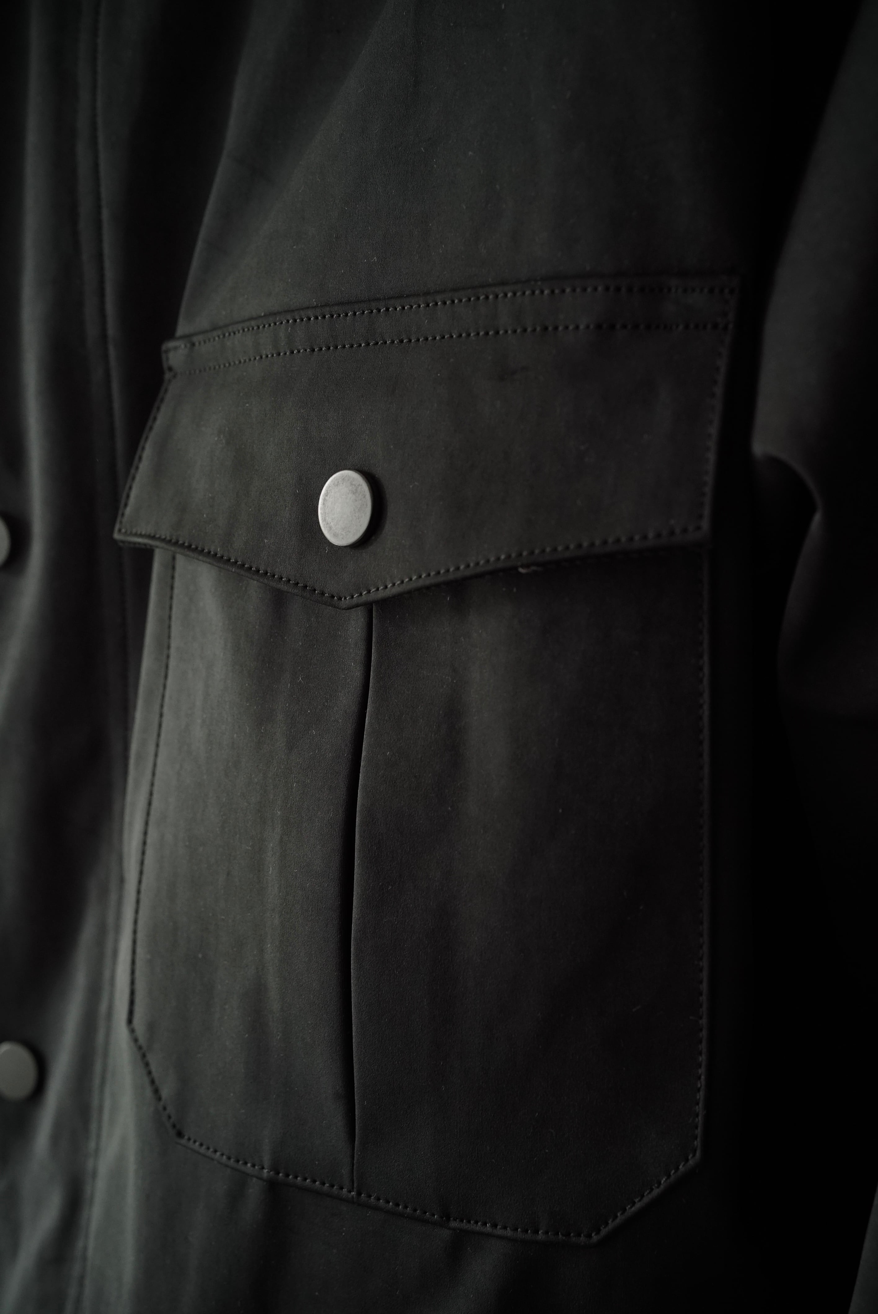 SAMPLE】HighDensity Milicloth / Mountain Parka (BLACK) | C O L I N A