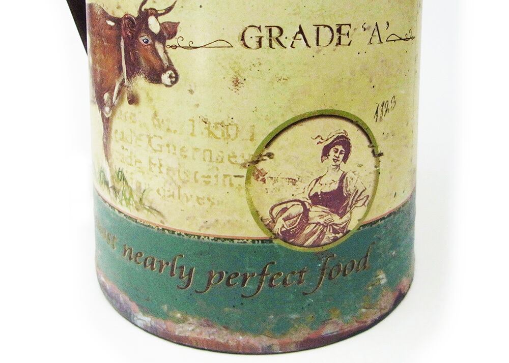 水差し レトロ ブリキピッチャー ミルク缶 | caeru