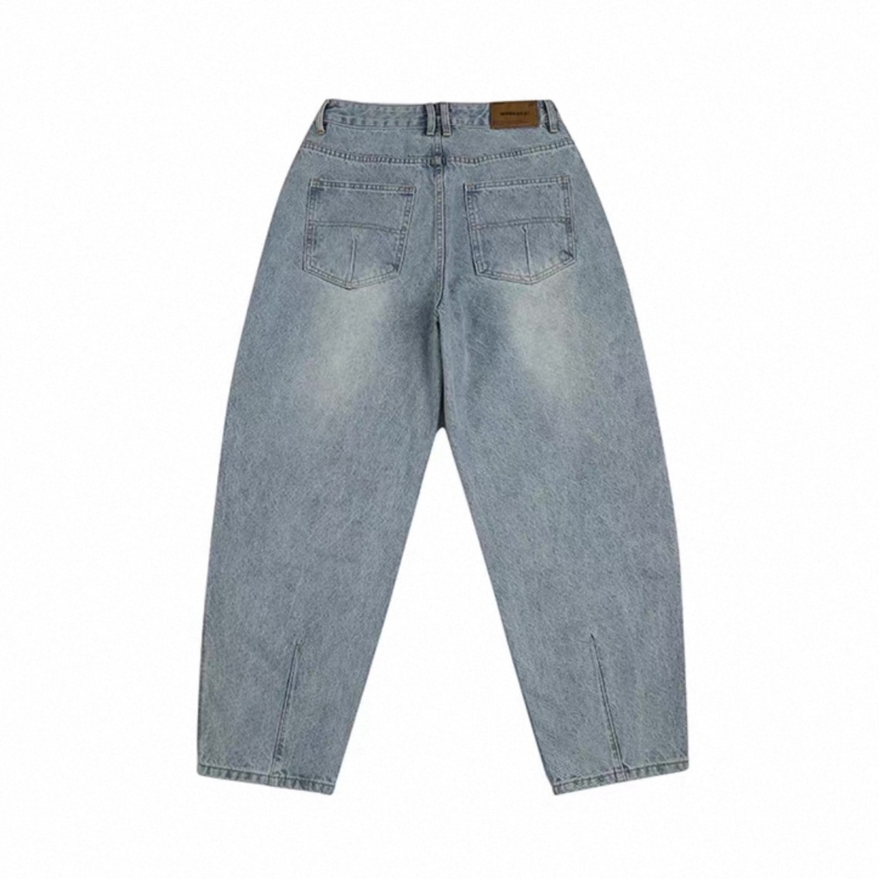 Wide fit denim jogger pants 1248 - 8
