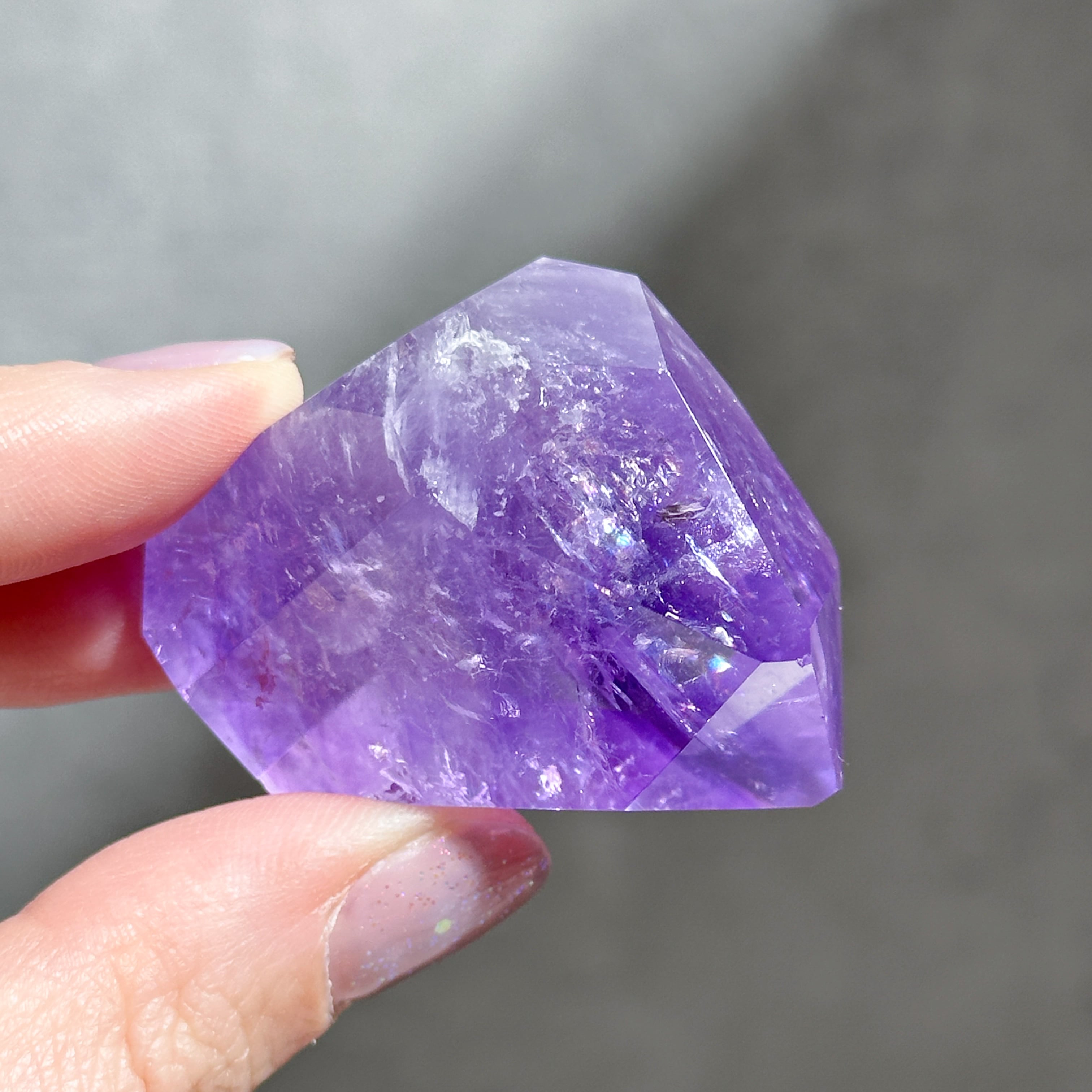 虹◎アメジスト フリーフォーム53◇ Amethyst ◇天然石・鉱物・パワーストーン