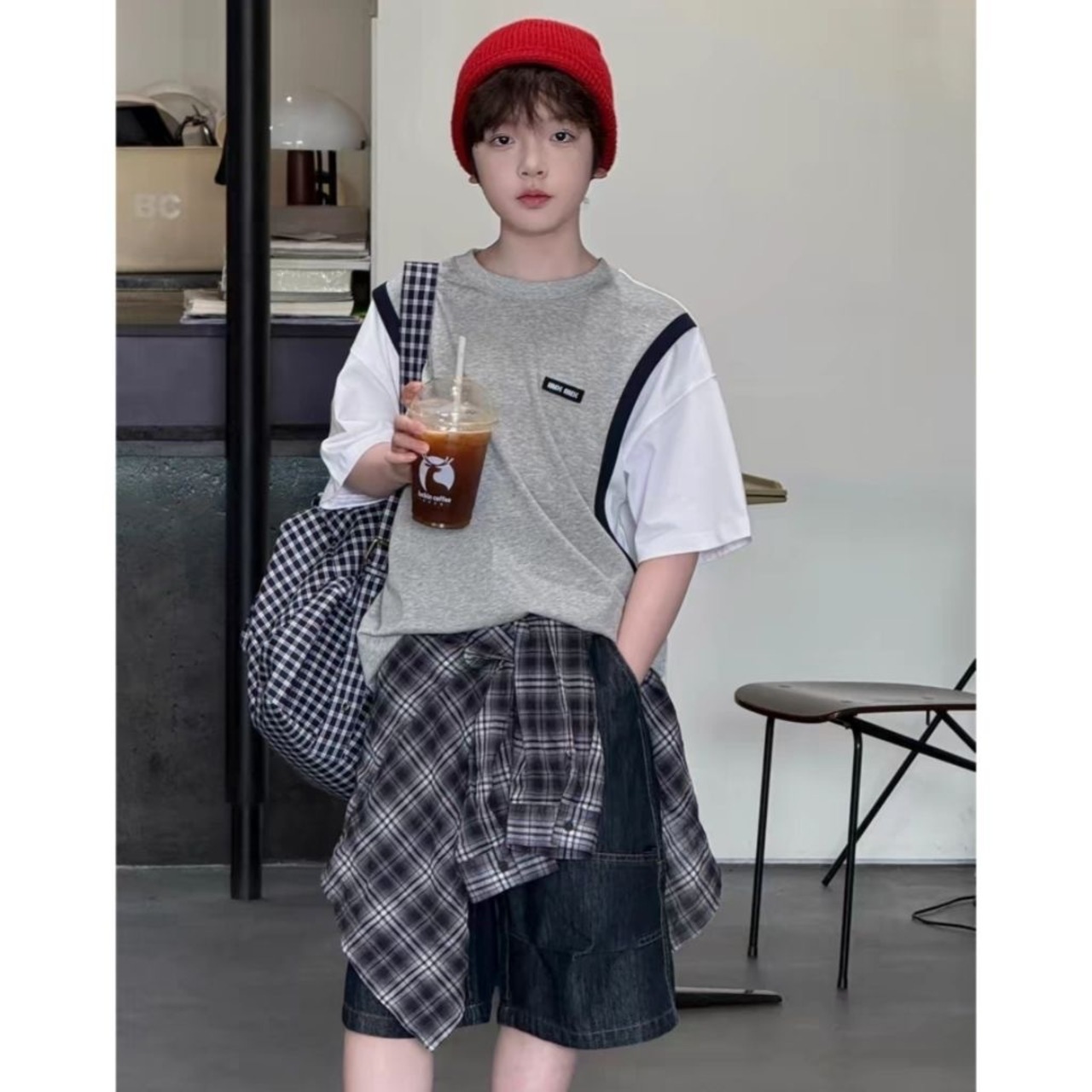 半袖セットアップ韓国 Saturday 2026 春夏コレクション キッズ 110-170cm 重ね着風コットン100 半袖 セットアップ ダンス 女の子 かっこいい おしゃれ かわいい 韓国 女の子 おしゃれ かわいいおしゃれ小学生 発表会 結婚式 カジュアル フォーマル 中学生 ガールズ子供服 韓国系子供服