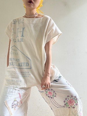 ②"Loop Collection" Grain Sack Top