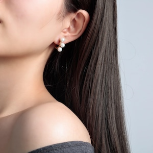 316L tansui triple pearl pierce  #p88