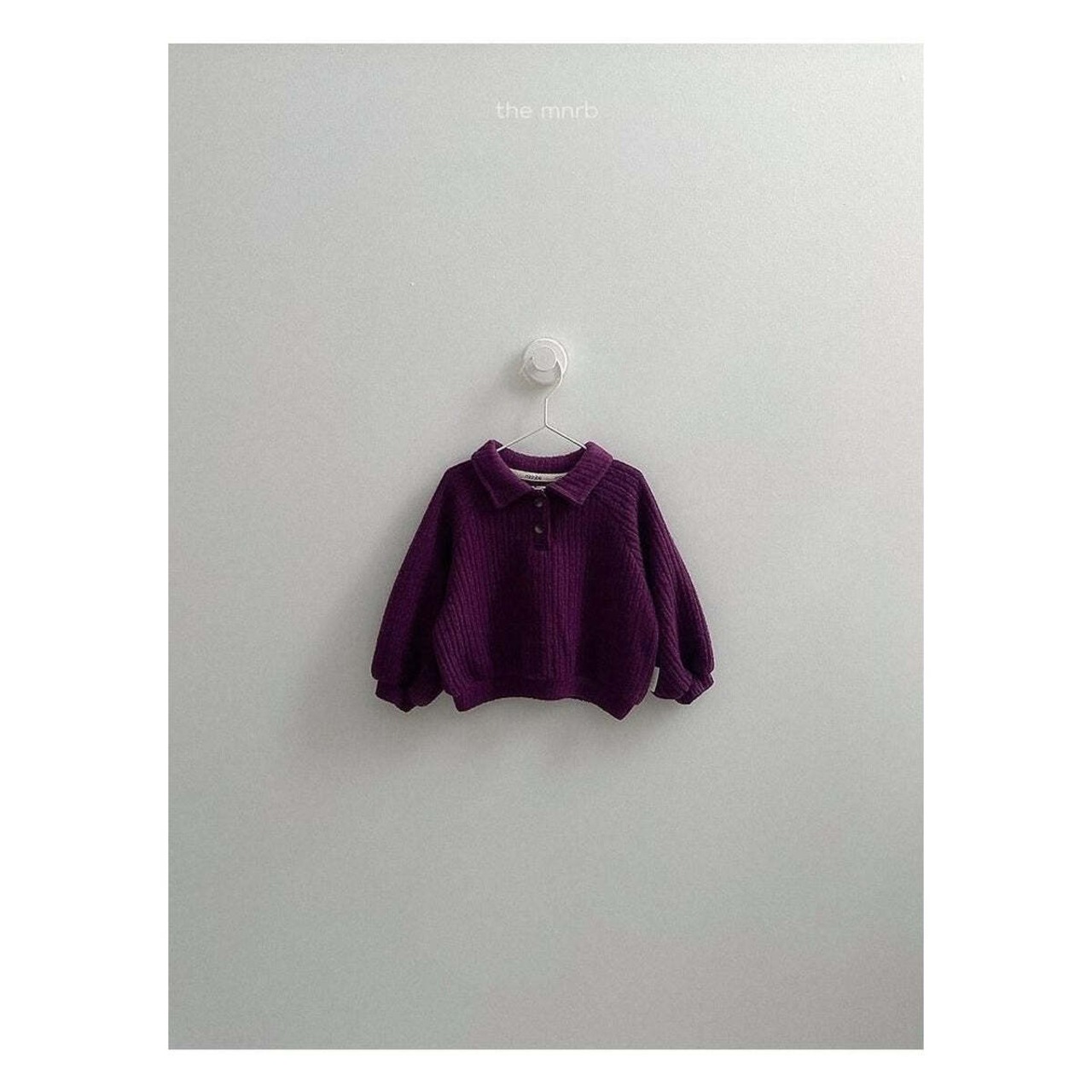 【取寄】minirobe ボーイカラーのスウェット｜冬服｜韓国子供服
