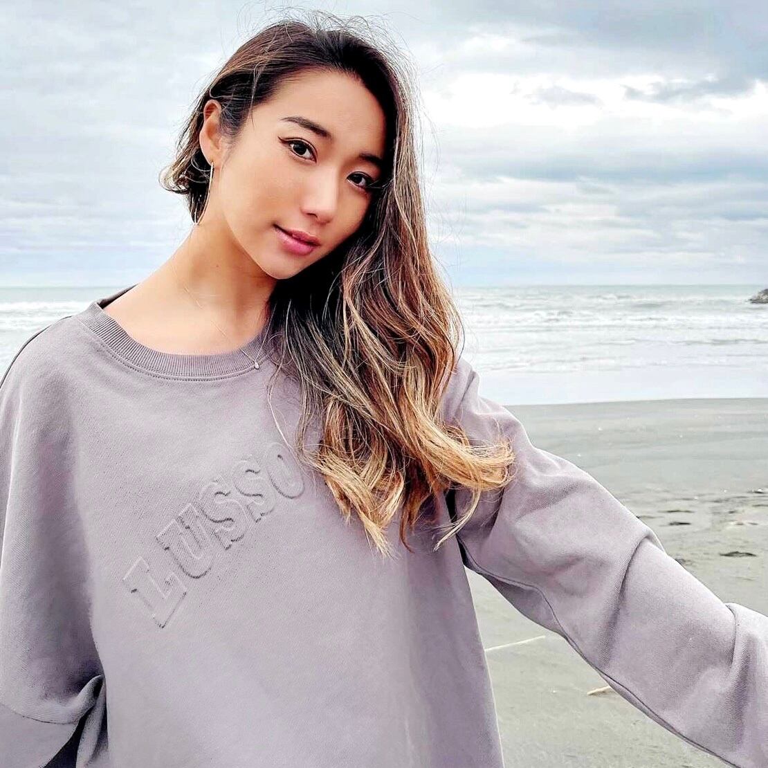 秋のデート服♡LUSSO SURF 刺繍トレーナー　スウェット　Sサイズ☆ DIESEL - 春のコーデに☆LUSSO SURF 刺繍トレーナー スウェット S