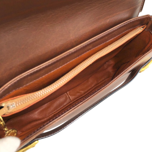 CELINE セリーヌ ショルダーバッグ ブラウン 馬車 ホースキャリッジ レザー vintage ヴィンテージ オールド ggiycy
