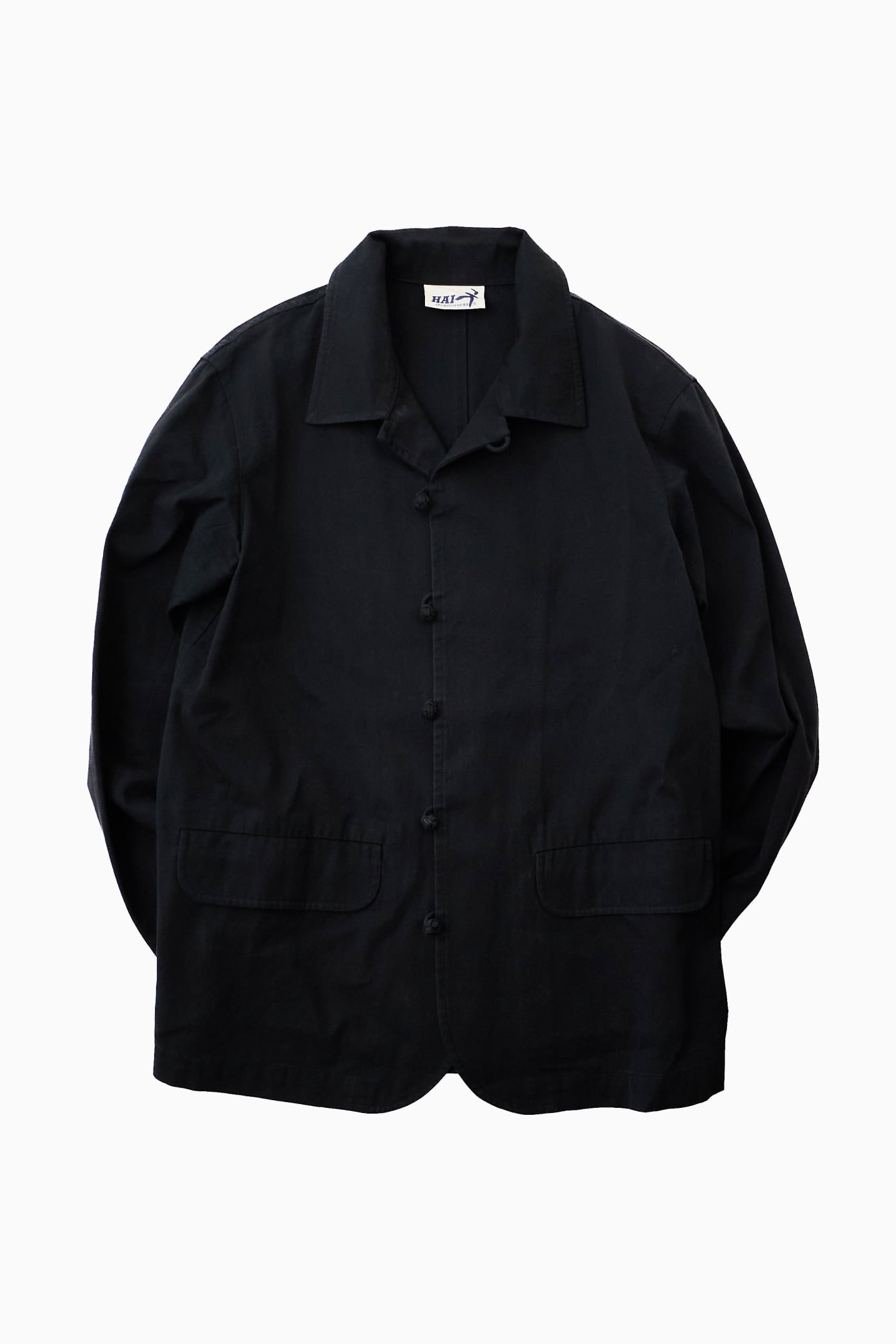 HAI SPORTING GEAR For ISSEY MIYAKE BLACK CHINESE JACKET