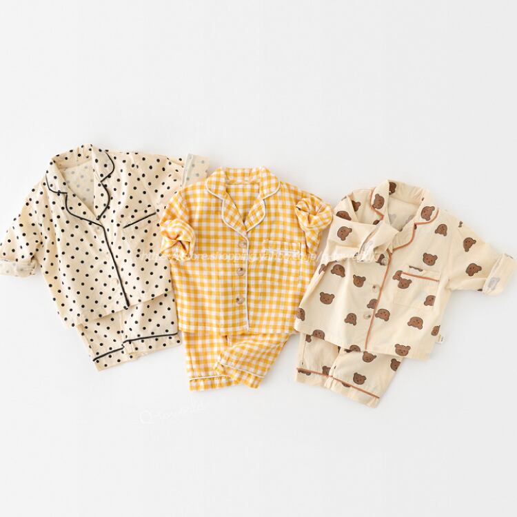70 110 パジャマ ルームウェア 2点セット 全３タイプ ベビー服 韓国風 可愛い 女の子 ベビー 子供服 Q Toworld キュートワールド 子供服 メール便は何点でも送料の合計は280円