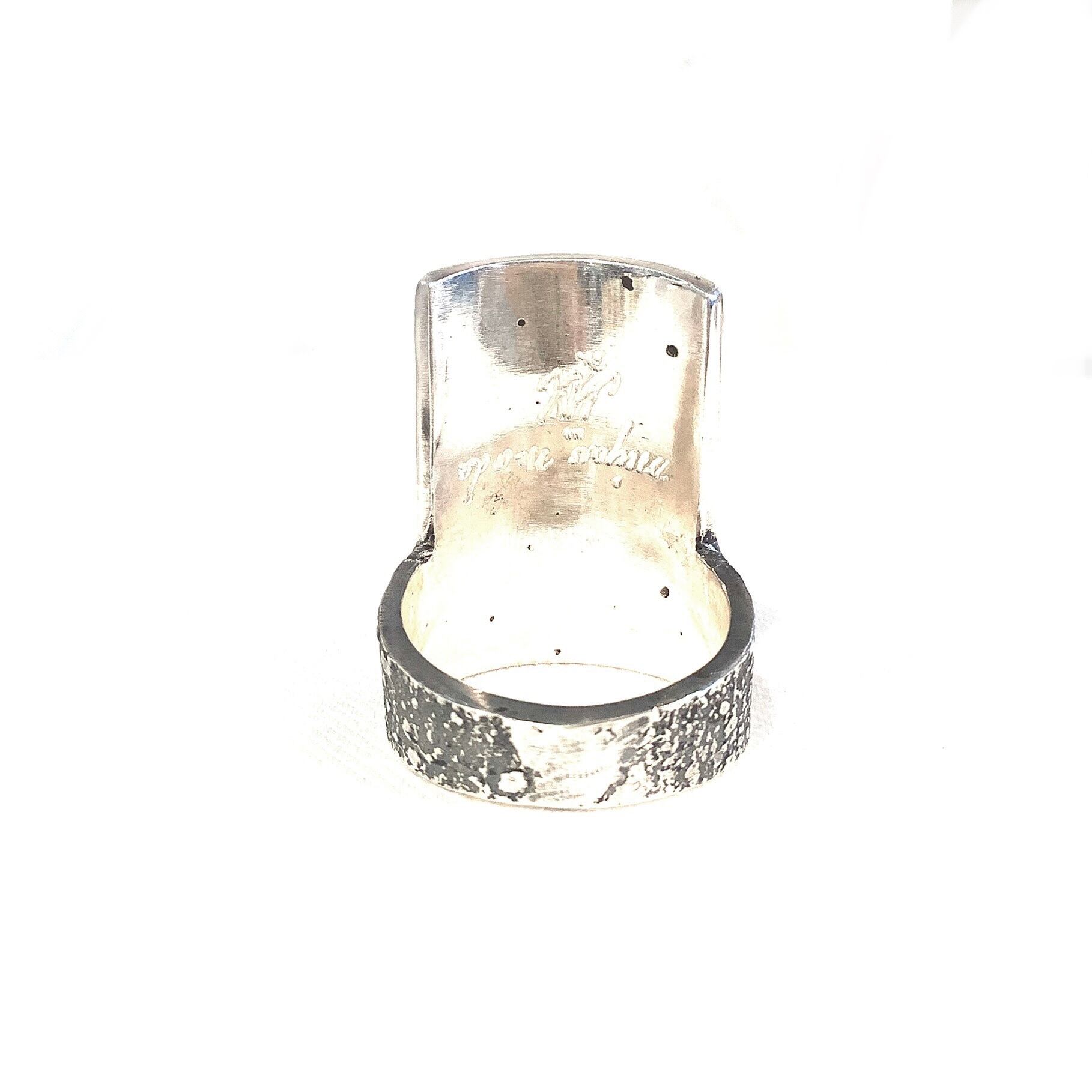 ランダーブルーターコイズリング ゴールドベゼル 18KGoldBezel