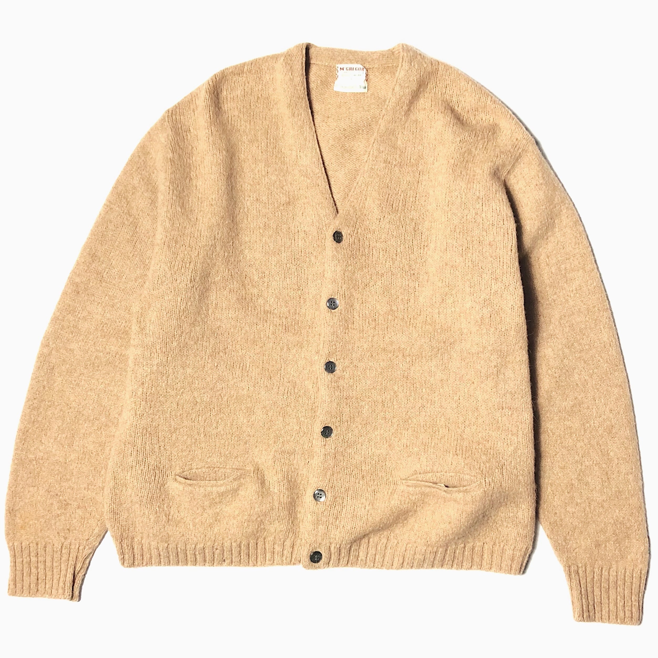 最終値下げ　60s McGREGOR カーディガン　モヘア　オーロンアクリル 60s McGREGOR モヘアカーディガンマクレガー