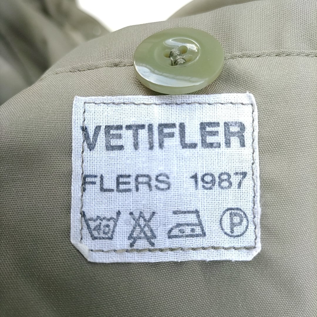 【希少】VETIFLER FLERS　トレンチコート　フランス軍　1987年製