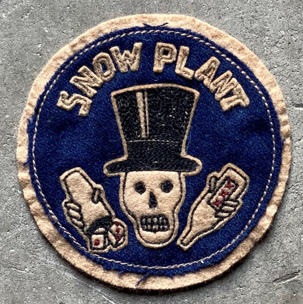 SNOW PLANT 4th Anniversary LIMITED SKULL PATCH(お一人様1点のみ)