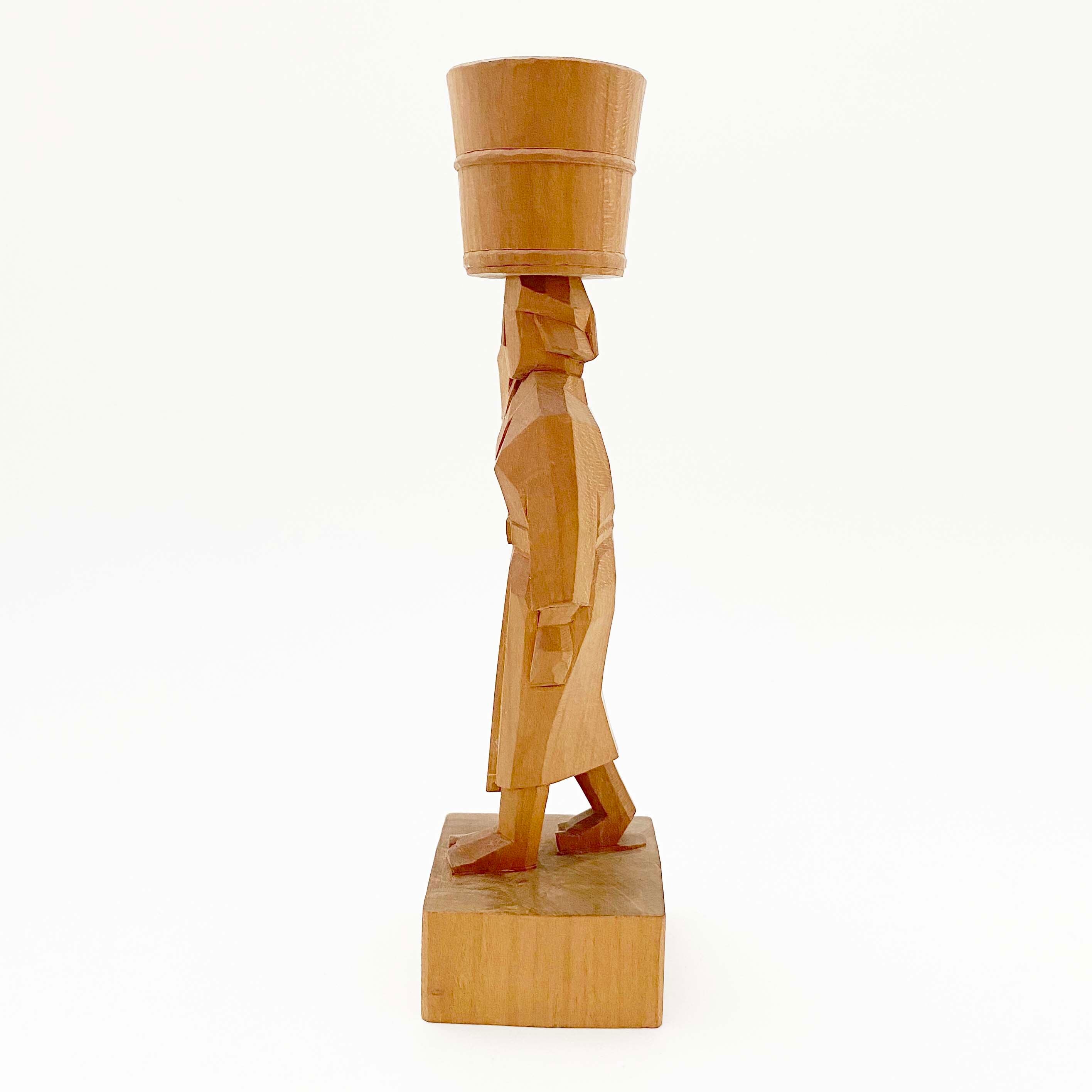 大島一刀彫 あんこ人形（大）