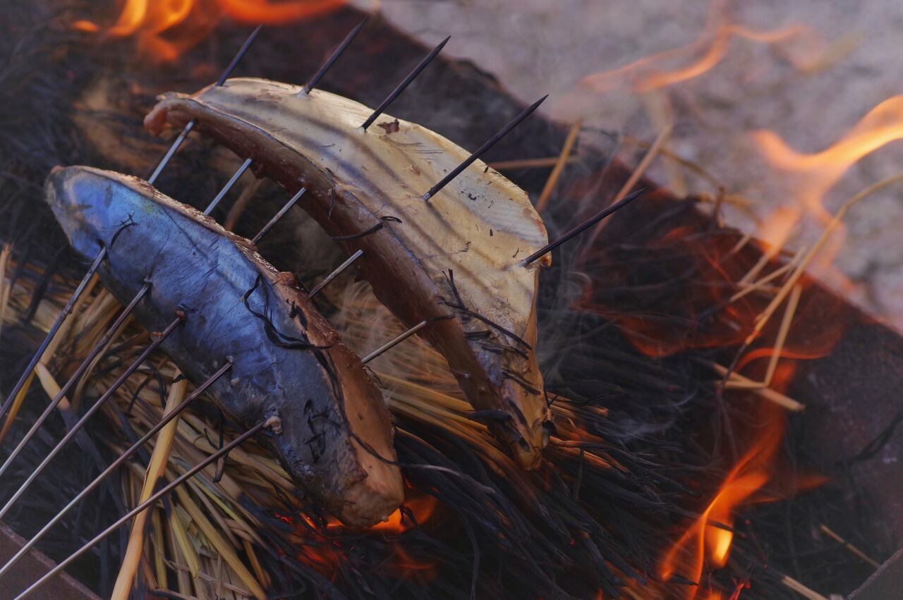 冷凍】【藁タタキ】鰹/カツオ/かつお/大サイズ1/4/日戻り限定使用