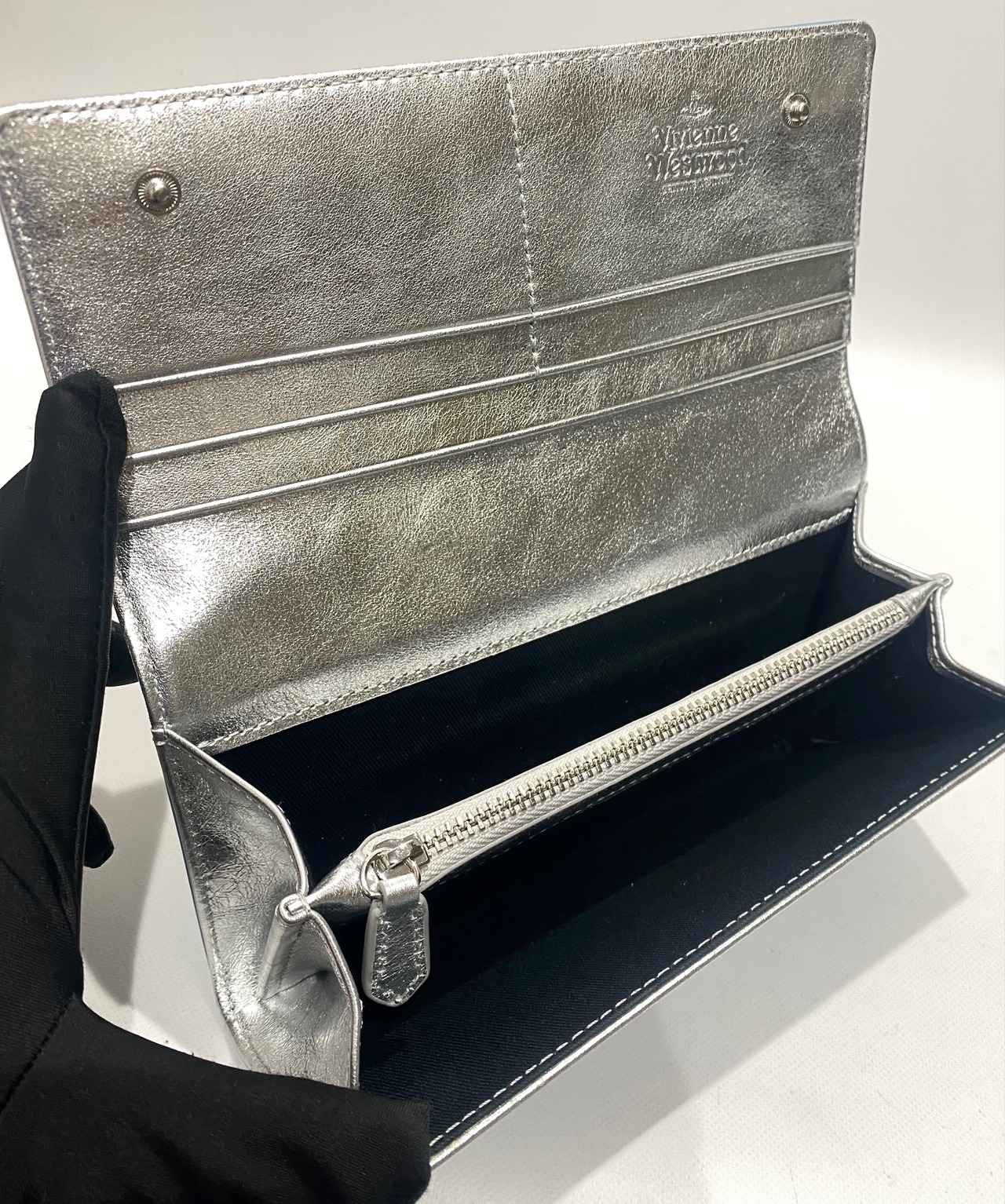 Vivienne Westwood ヴィヴィアンウェストウッド 長財布 5104007CU-NAPPA/BLUE/K402