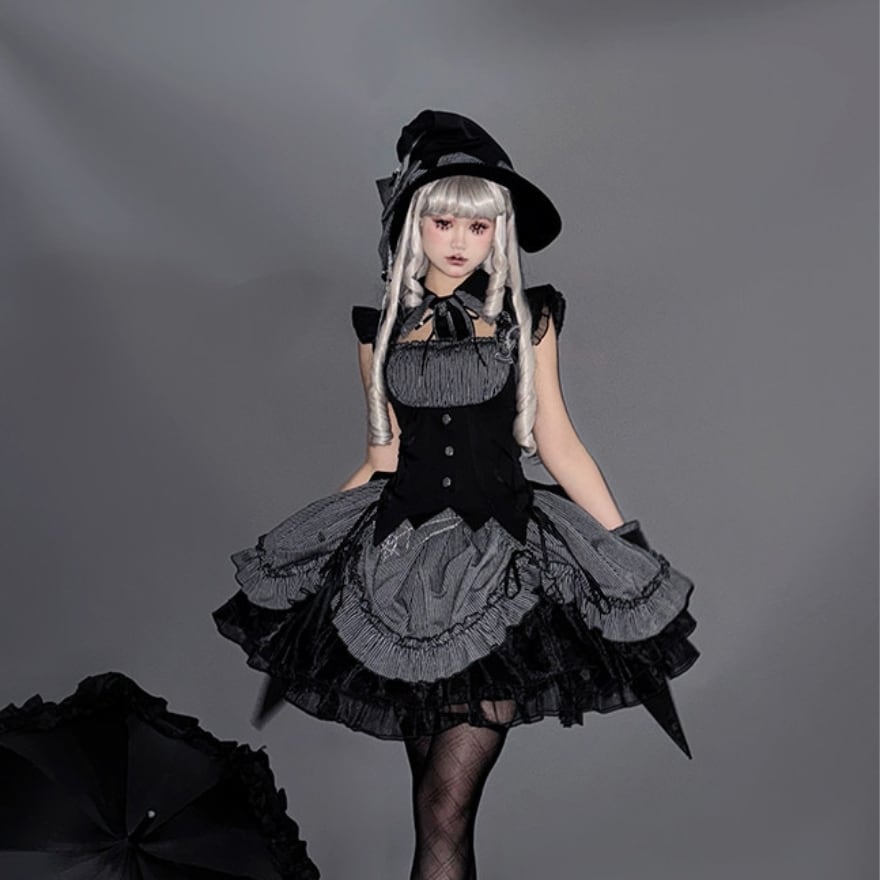 ゴスロリ 蜘蛛の巣ウエストチェーン Alice Girl 魔女シリーズ ゴシック