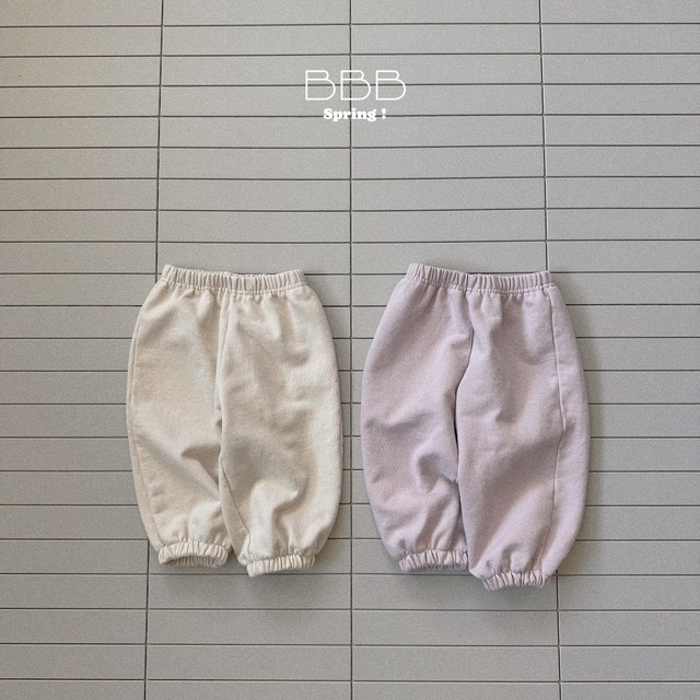 【取寄】bella bambina｜bebe basic jogger pants｜ベベベーシックジョガーパンツ｜12M-S｜baby｜26 spring