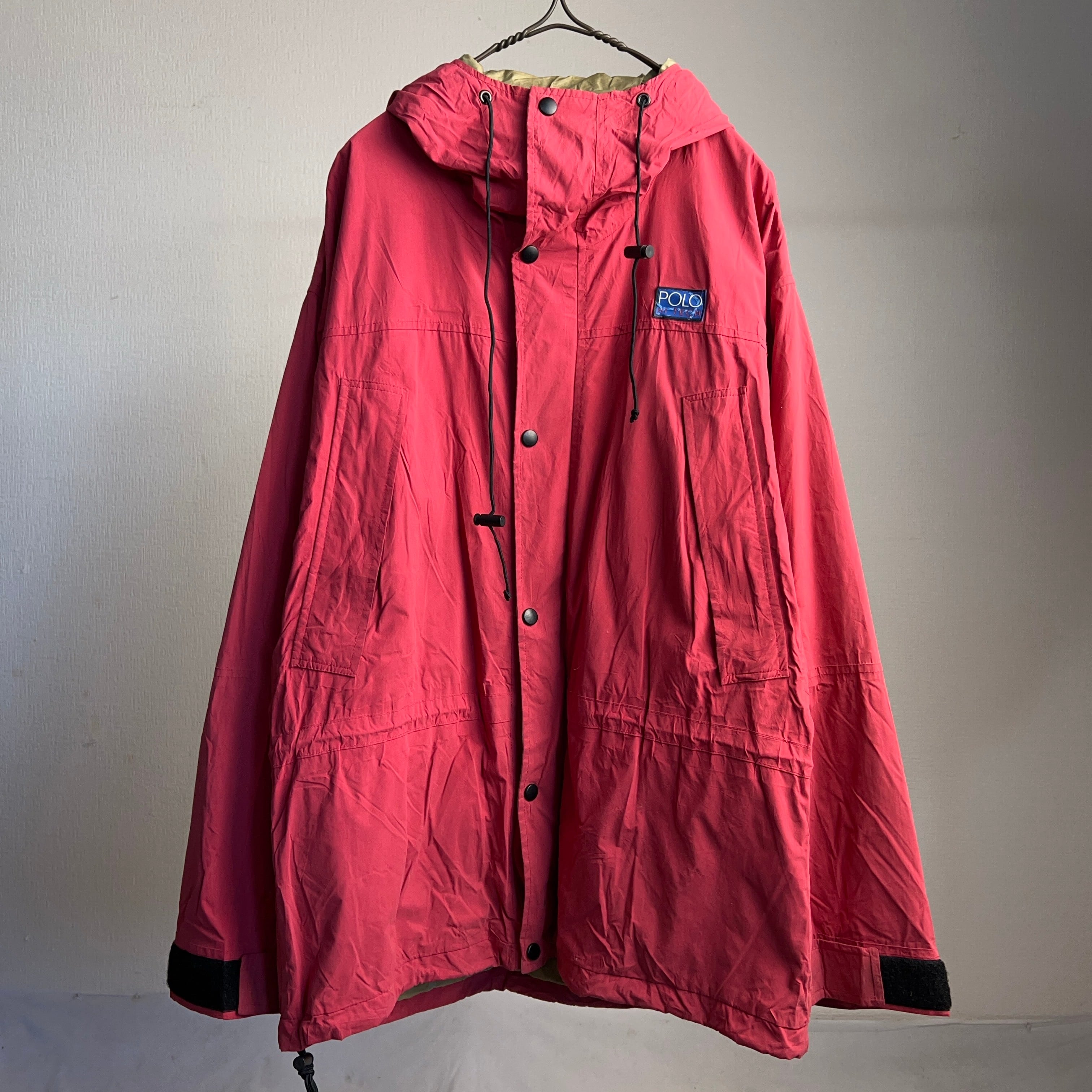 90's Polo by Ralph Lauren HI-TECH Nylon Jacket SIZE S 90年代 ポロラルフローレン ハイテック  ナイロンジャケット マウンテンパーカー アウトドア【1000A659】【送料無料】