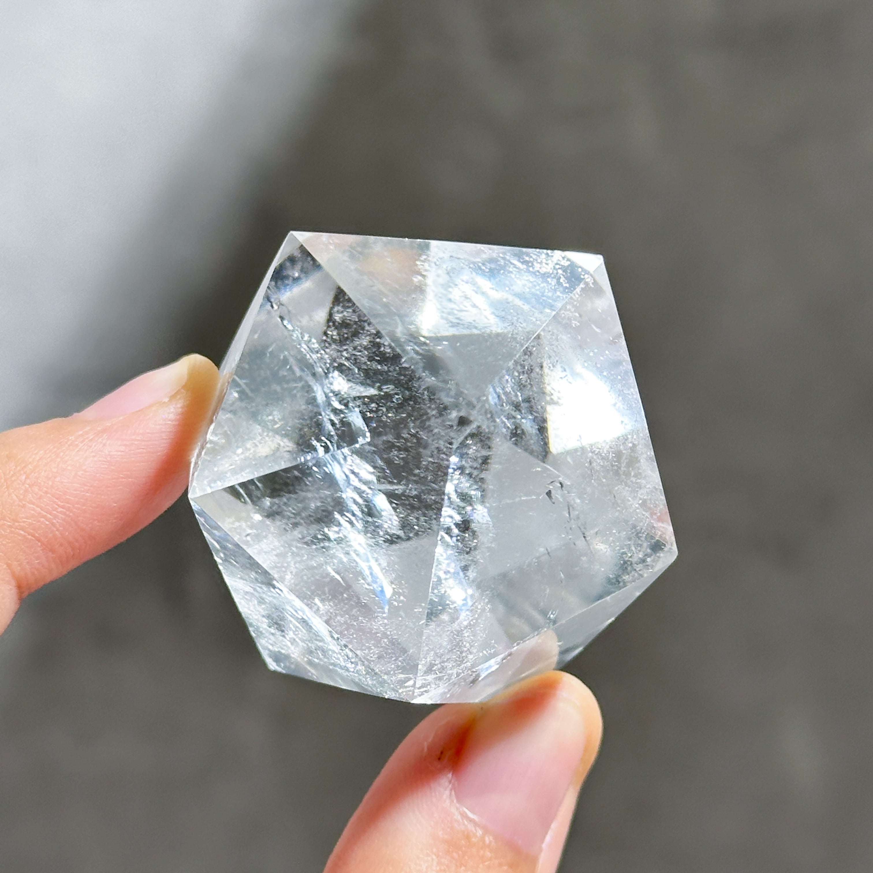 ミナスジェライス産クリアクォーツ 正二十面体75◇ Clear Quartz