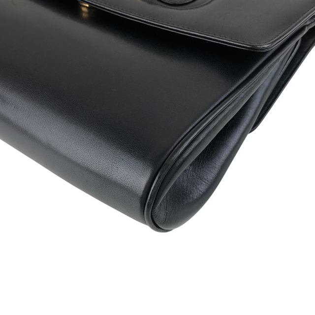 CELINE セリーヌ ショルダーバッグ ブラック ホースビット ブラゾンチェーン レザー vintage ヴィンテージ オールド zstzja