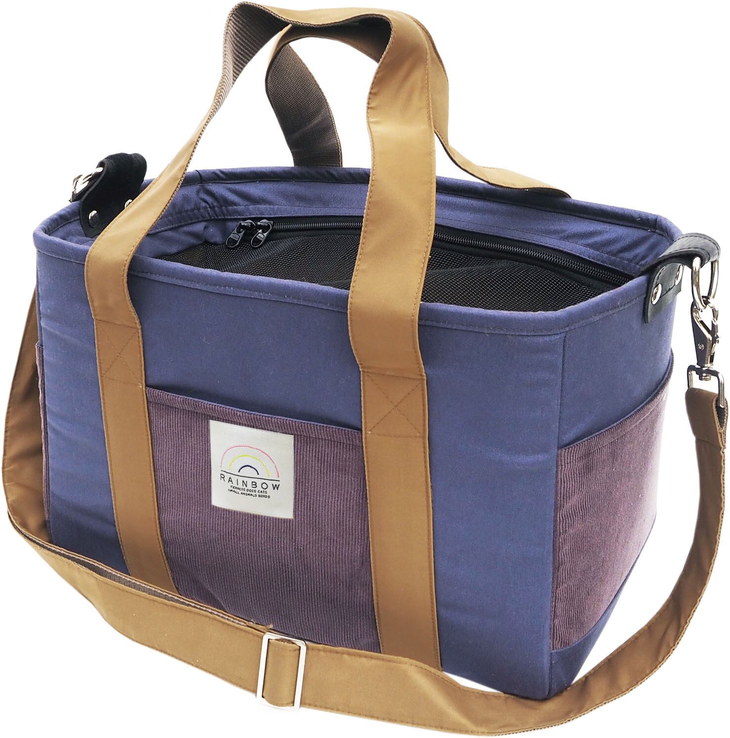 【キャリーバッグ】シンプル・キャリーバッグ ネイビー