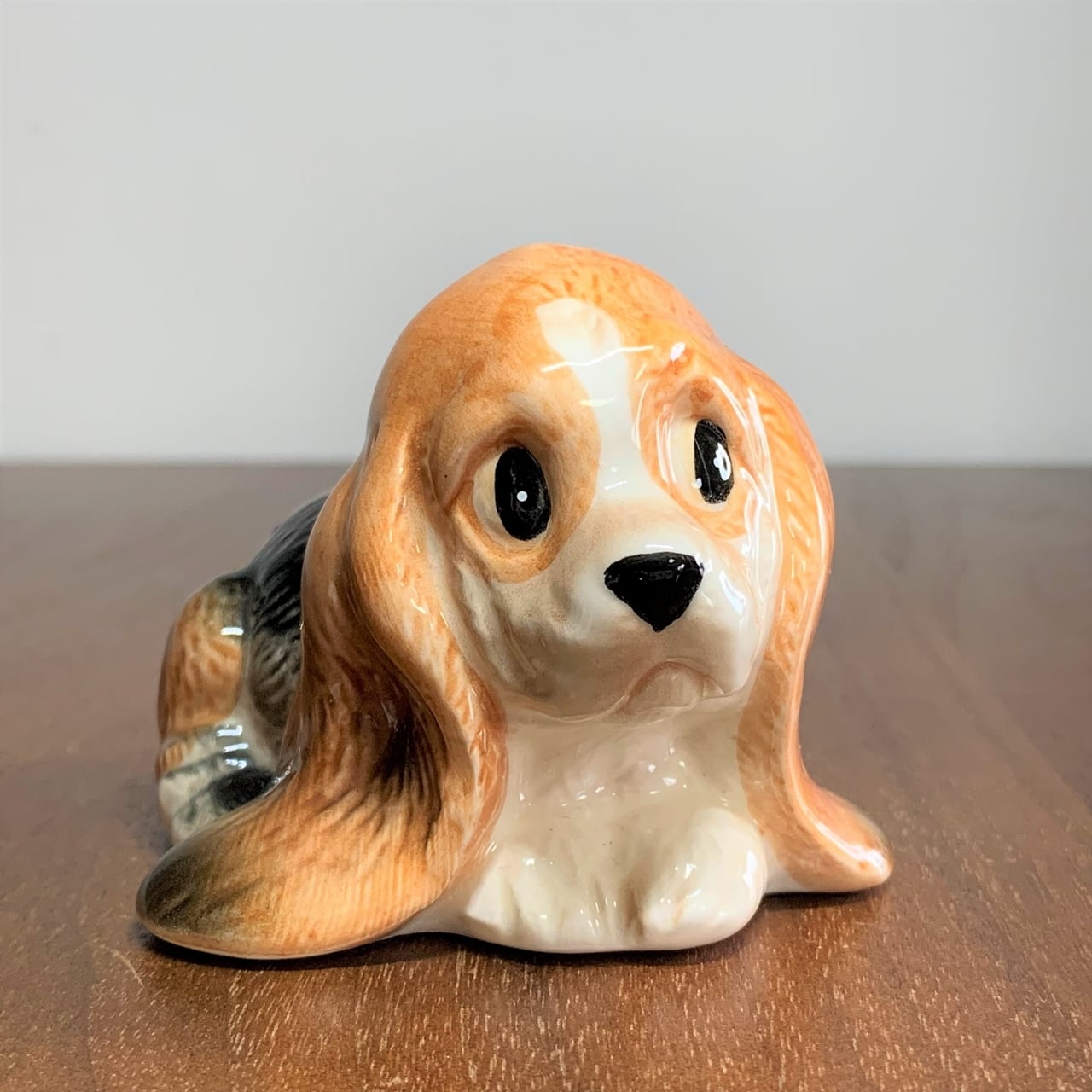ビンテージ レトロかわいい ビーグル 犬 フィギュリン / Retro Vintage Dog Figurine