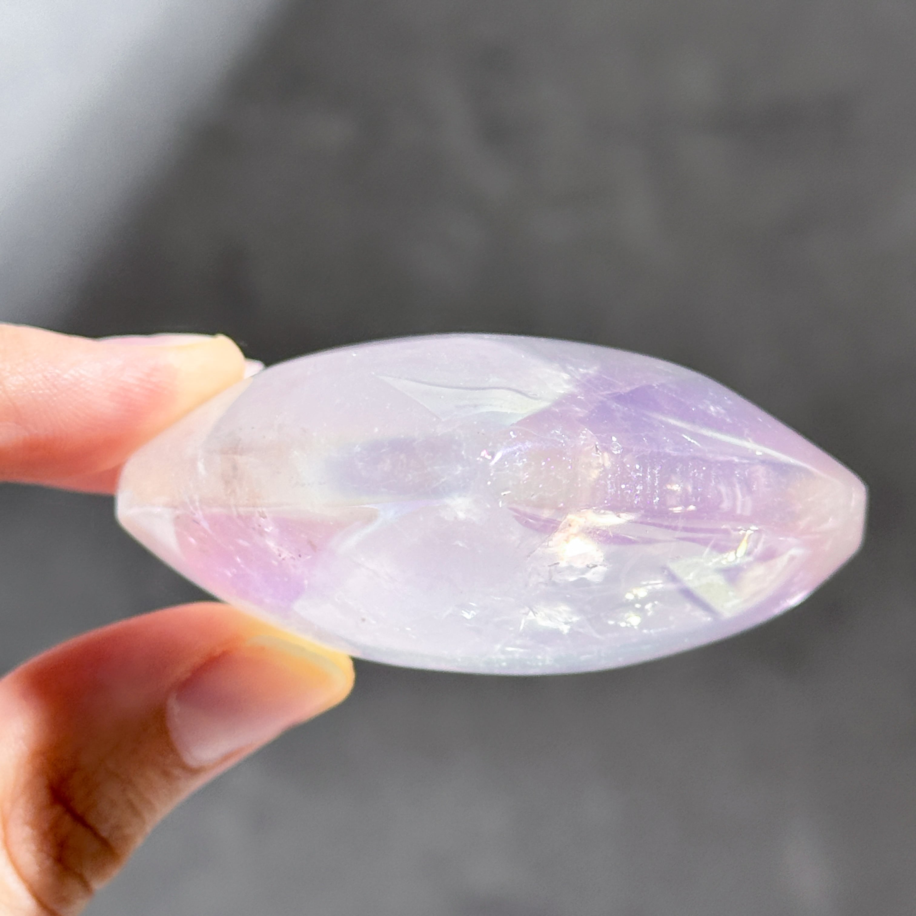 ♡エンジェルオーラローズクォーツ ハート53♡ Angel Aura Rose Quartz