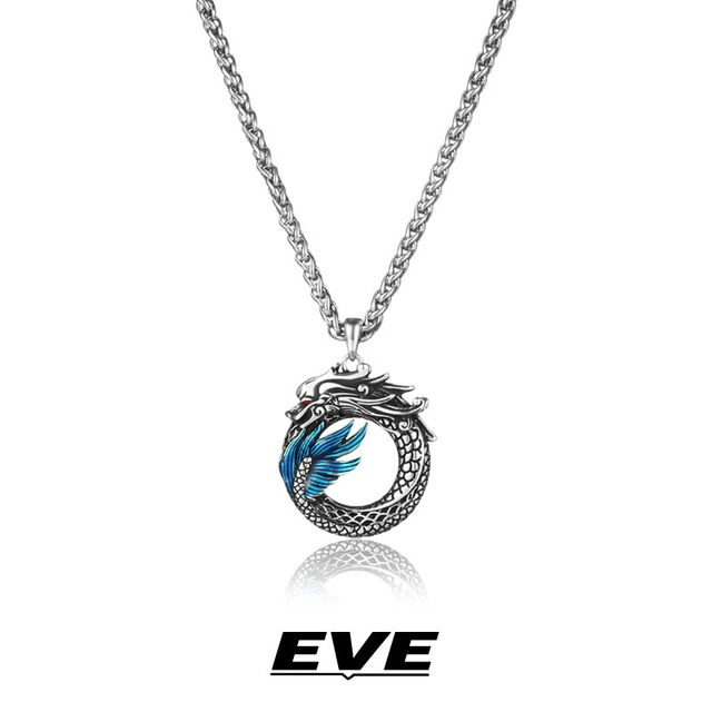 【EVEシリーズ】★チャイナ風ネックレス★ 首輪 アクセサリー 小物 ユニセックス デザイン性有り 龍