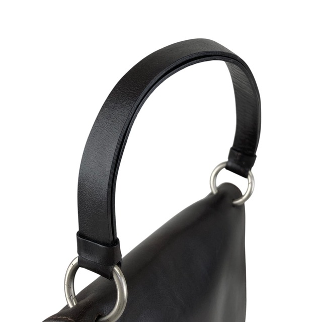 PRADA プラダ ショルダーバッグ ブラウン ロゴ レザー セミショルダーバッグ vintage ヴィンテージ オールド ecb6ar