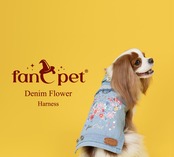 [予約販売] [fanCpet］Denim Flower Harness Dress Boy