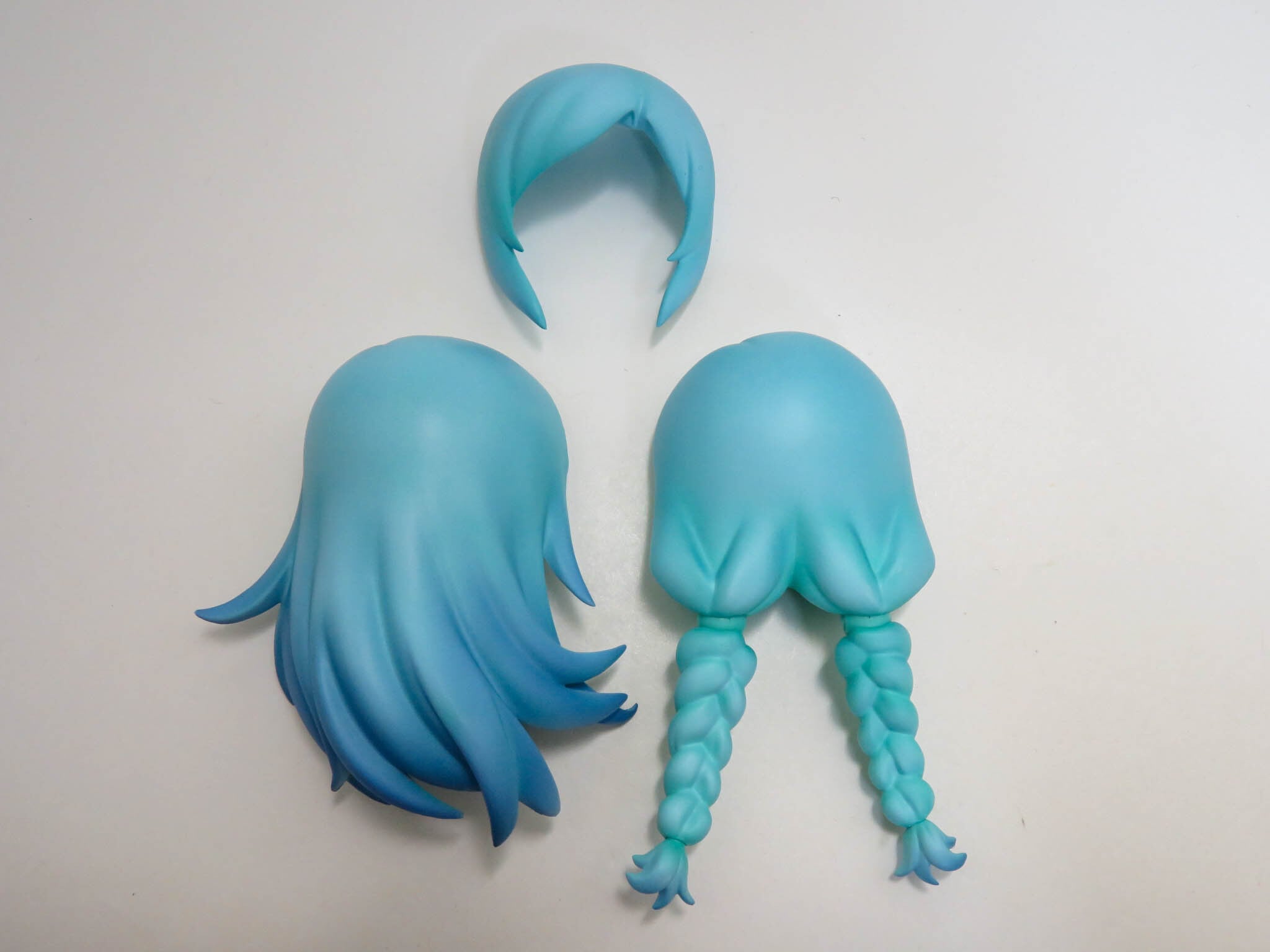 再入荷(A-ランク)【805】 玖渚友 髪パーツ ロングとおさげ ねんどろいど