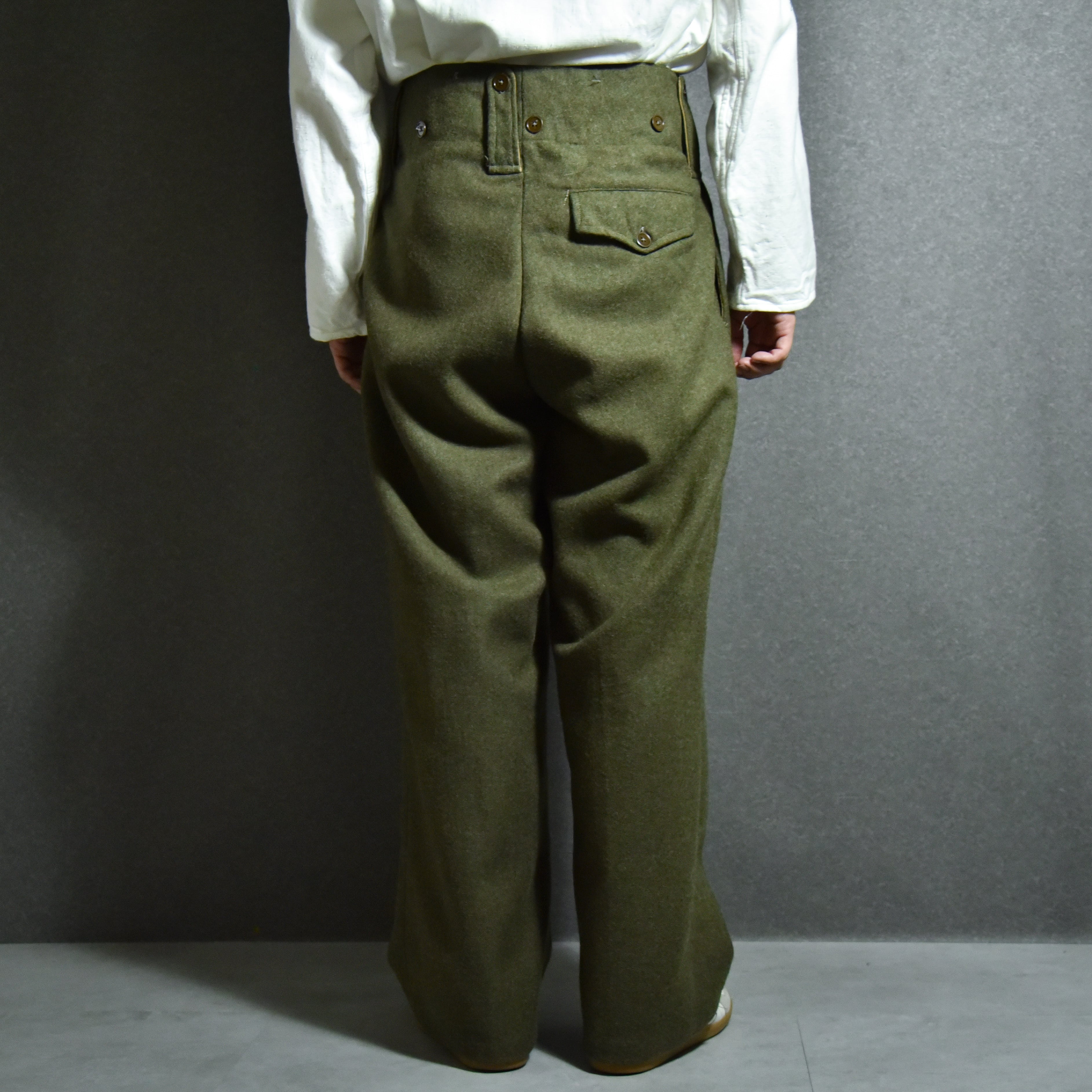 DEAD STOCK】50s Greek army Wool Field Pants ギリシャ軍 ウール