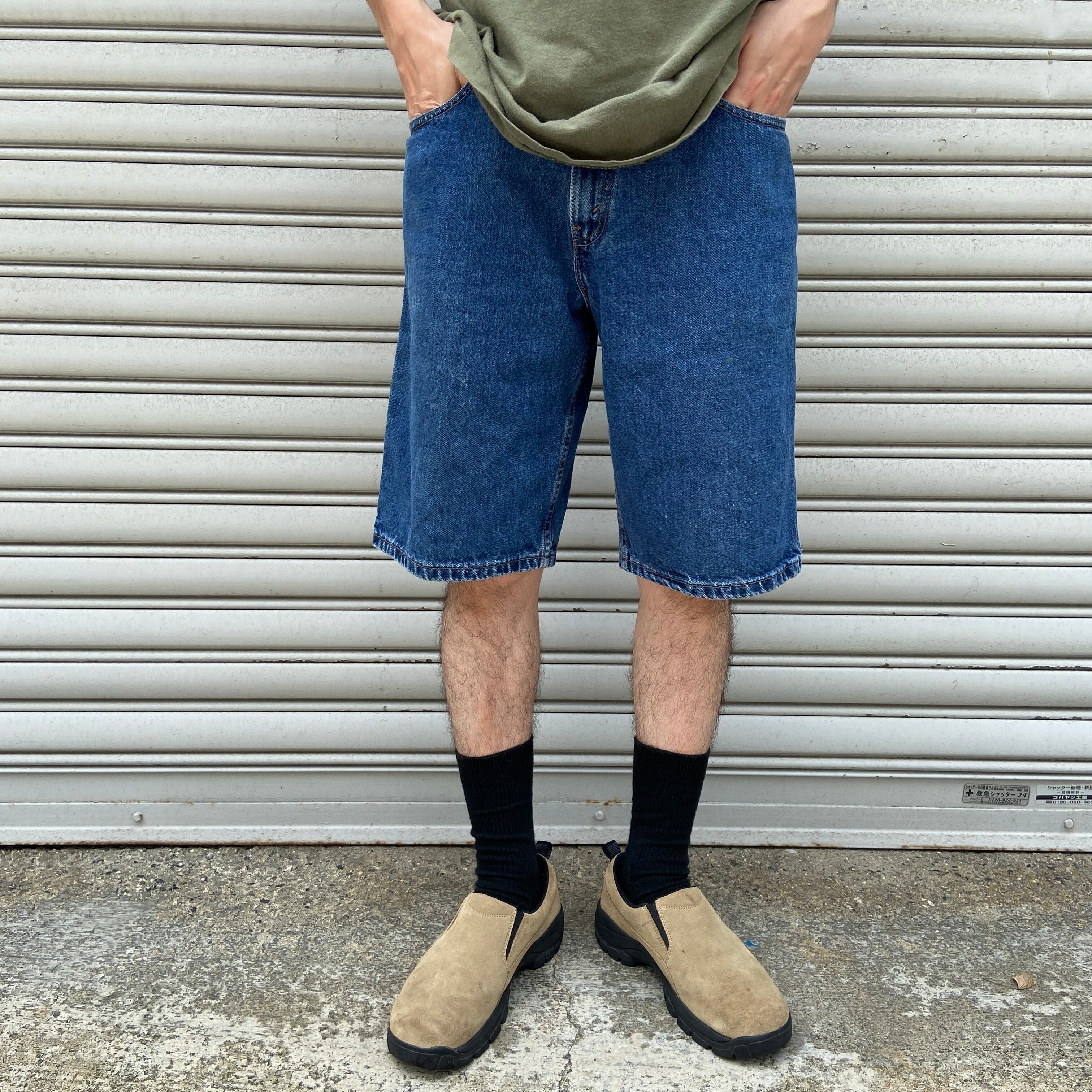 90 USA リーバイス シルバータブ デニムショーツ ルーズシルエット W30