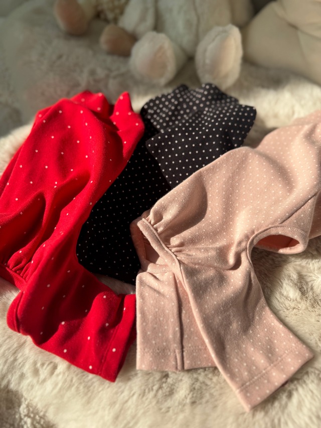 〈予約アイテム〉SICGGU / コットンドット オールインワン