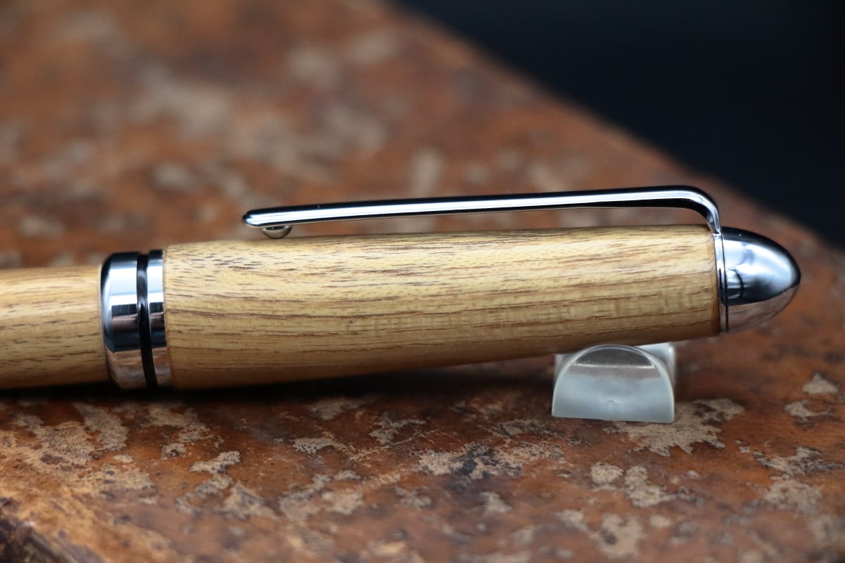 幻の国産銘木 御蔵島の金桑 黄金桑・Horizon」木軸ボールペン